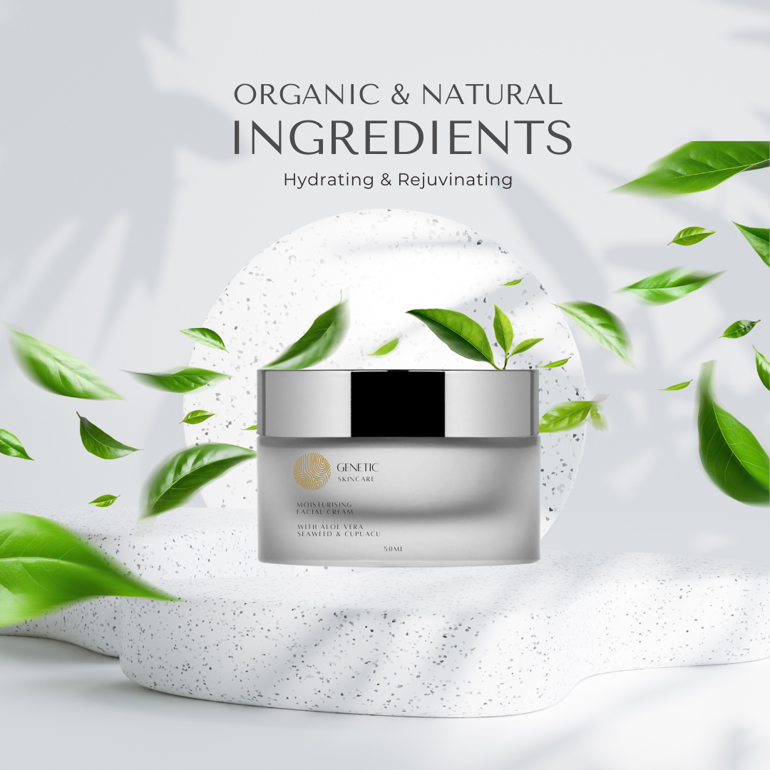 Genetic - Facial Moisturiser with Aloe Vera, Seaweed and Cupuacu