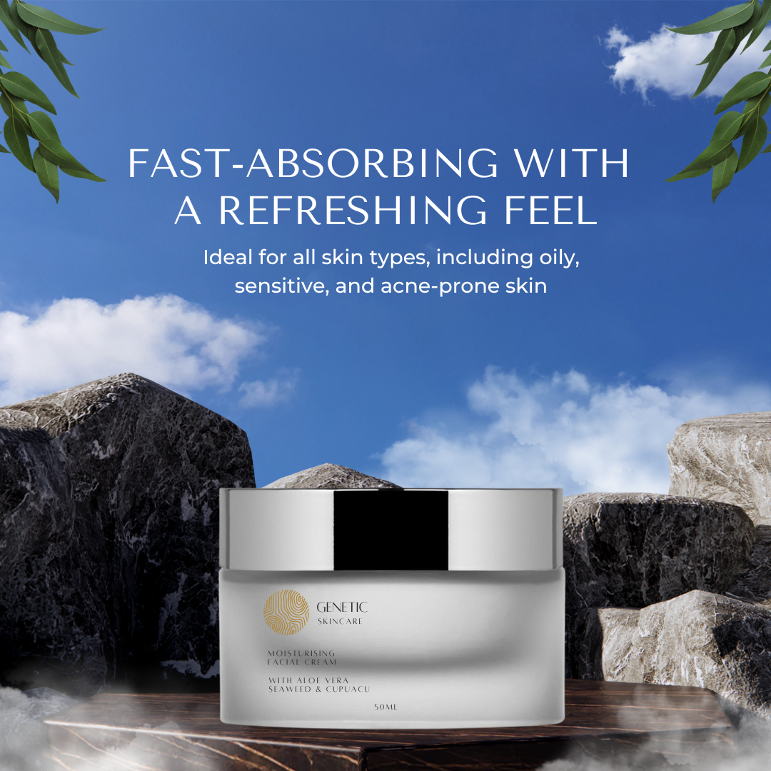 Genetic - Facial Moisturiser with Aloe Vera, Seaweed and Cupuacu